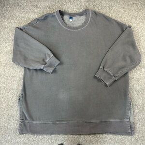 Women's Old Navy Oversized Boyfriend Tunic Sweatshirt Size XXL Color Panther